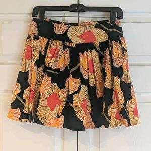 French Connection floral mini skirt w/ pockets